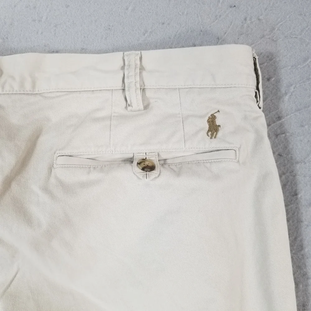 Polo Ralph Lauren Pants Mens 36x30 Beige Polo Classic Chino Straight Stretch
